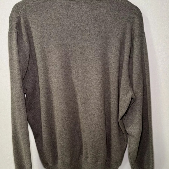 Vtg Polo Ralph Lauren Sweater Mens XLarge Grey Long Sleeve Crewneck Rustic - Picture 3 of 3